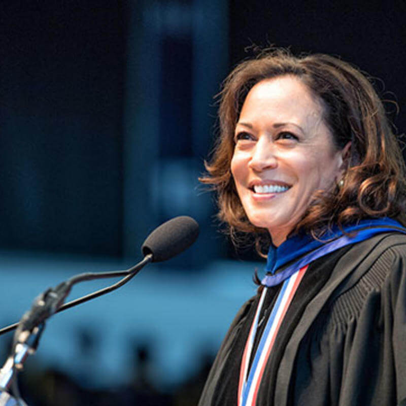 Kamala Harris at Commencement