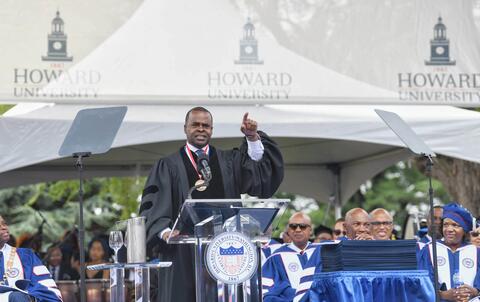 Kasim Reed at Howard University 